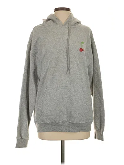 Pre-owned Assorted Brands Pullover Hoodie In Gray