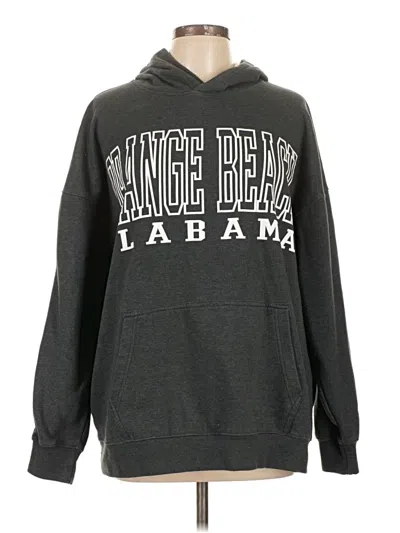 Pre-owned Assorted Brands Pullover Hoodie In Gray