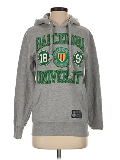 Pre-owned Assorted Brands Pullover Hoodie In Gray