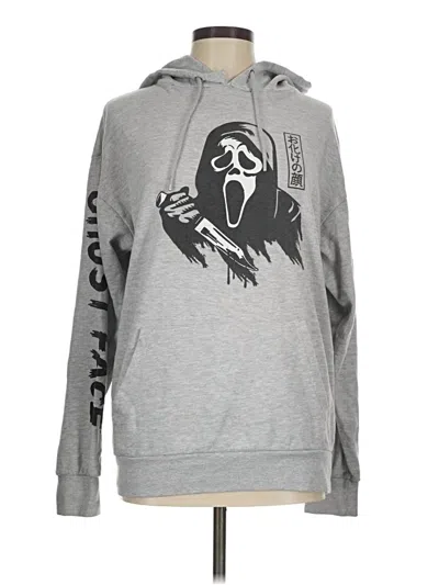 Pre-owned Assorted Brands Pullover Hoodie In Gray