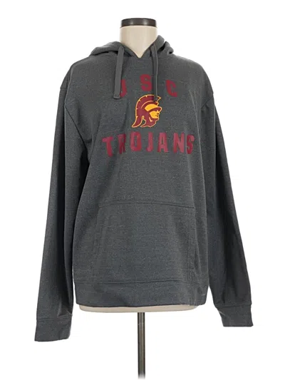 Pre-owned Assorted Brands Pullover Hoodie In Gray