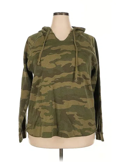 Pre-owned Assorted Brands Pullover Hoodie In Green