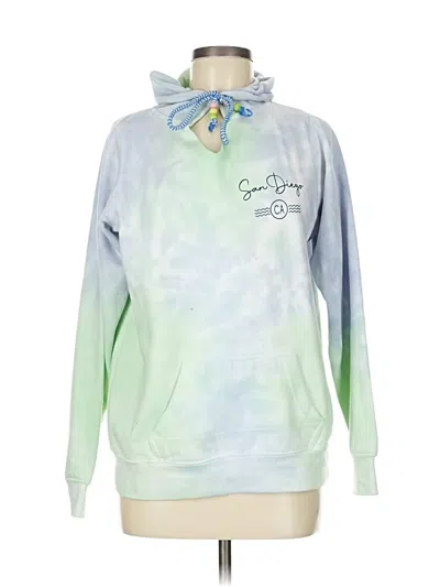 Pre-owned Assorted Brands Pullover Hoodie In Green