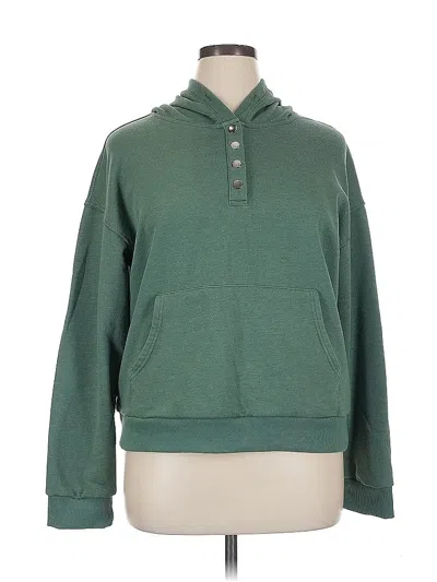 Pre-owned Assorted Brands Pullover Hoodie In Green