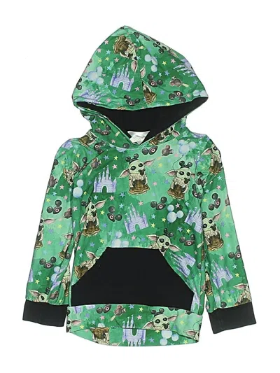 Pre-owned Assorted Brands Kids' Pullover Hoodie In Green
