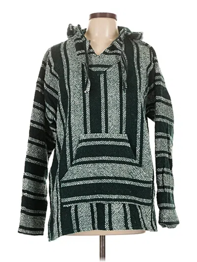 Pre-owned Assorted Brands Pullover Hoodie In Green