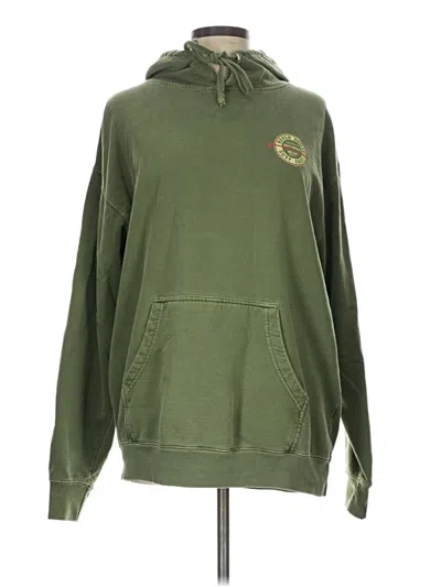 Pre-owned Assorted Brands Pullover Hoodie In Green