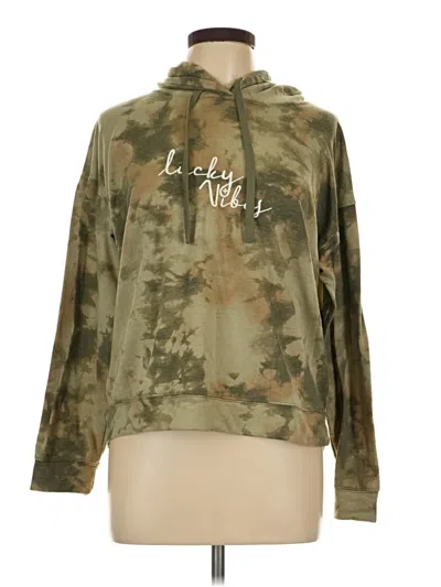 Pre-owned Assorted Brands Pullover Hoodie In Green