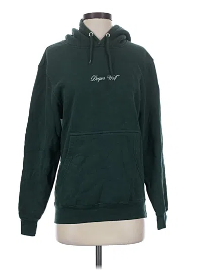 Pre-owned Assorted Brands Pullover Hoodie In Green
