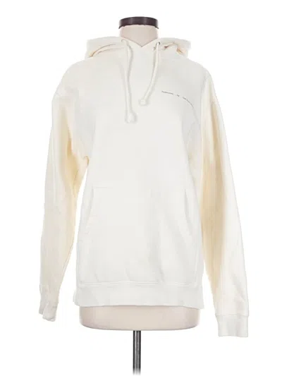 Pre-owned Assorted Brands Pullover Hoodie In Ivory