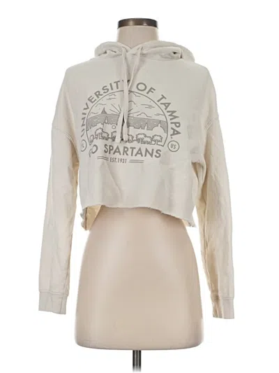 Pre-owned Assorted Brands Pullover Hoodie In Ivory