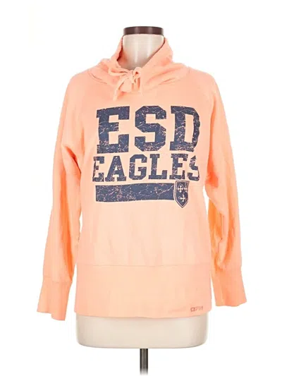 Pre-owned Assorted Brands Pullover Hoodie In Orange