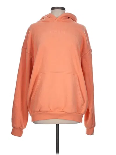 Pre-owned Assorted Brands Pullover Hoodie In Orange