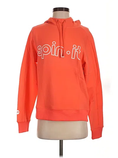 Pre-owned Assorted Brands Pullover Hoodie In Orange