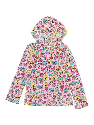 Pre-owned Assorted Brands Kids' Pullover Hoodie In Pink
