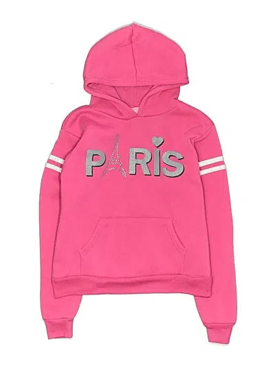 Pre-owned Assorted Brands Kids' Pullover Hoodie In Pink