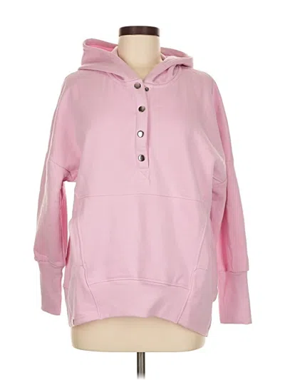 Pre-owned Assorted Brands Pullover Hoodie In Pink