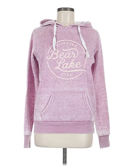Pre-owned Assorted Brands Pullover Hoodie In Pink