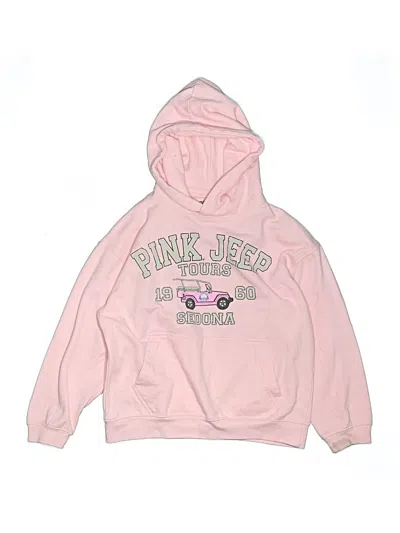 Pre-owned Assorted Brands Kids' Pullover Hoodie In Pink