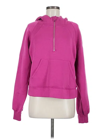 Pre-owned Assorted Brands Pullover Hoodie In Pink