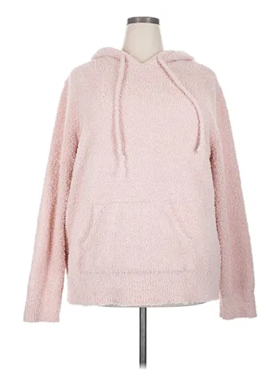 Pre-owned Assorted Brands Pullover Hoodie In Pink