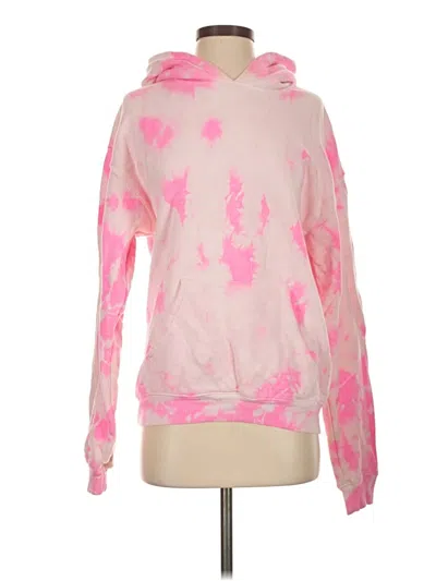 Pre-owned Assorted Brands Pullover Hoodie In Pink