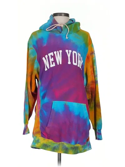 Pre-owned Assorted Brands Pullover Hoodie In Purple