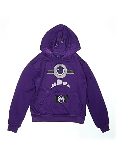 Pre-owned Assorted Brands Kids' Pullover Hoodie In Purple