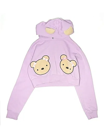 Pre-owned Assorted Brands Kids' Pullover Hoodie In Purple
