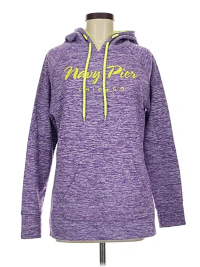 Pre-owned Assorted Brands Pullover Hoodie In Purple