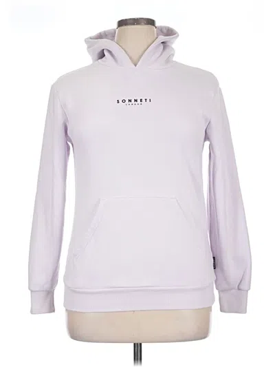 Pre-owned Assorted Brands Pullover Hoodie In Purple