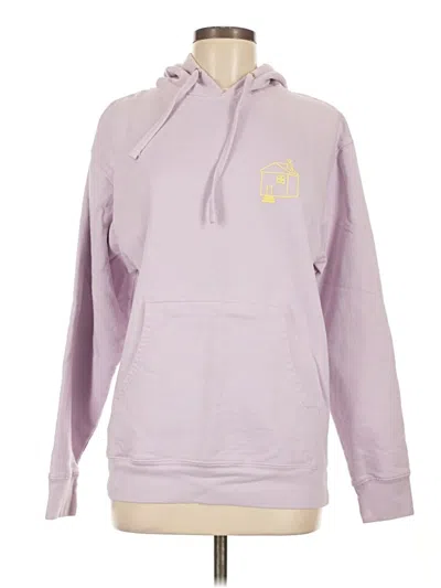 Pre-owned Assorted Brands Pullover Hoodie In Purple