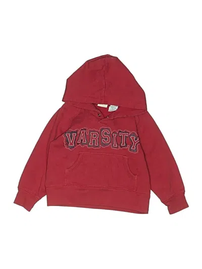 Pre-owned Assorted Brands Kids' Pullover Hoodie In Red