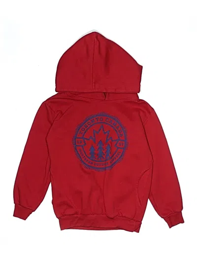 Pre-owned Assorted Brands Kids' Pullover Hoodie In Red