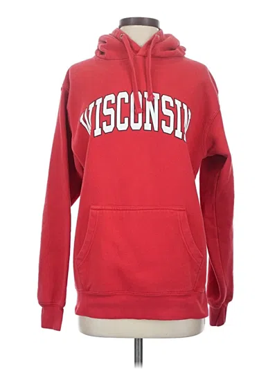 Pre-owned Assorted Brands Pullover Hoodie In Red