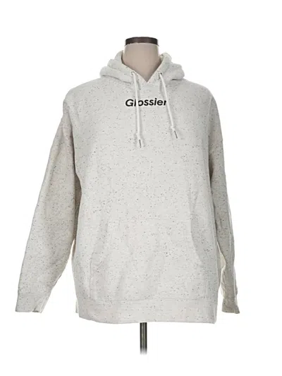Pre-owned Assorted Brands Pullover Hoodie In Silver