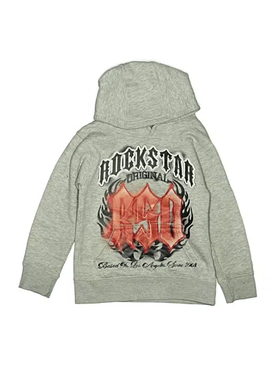 Pre-owned Assorted Brands Kids' Pullover Hoodie In Silver