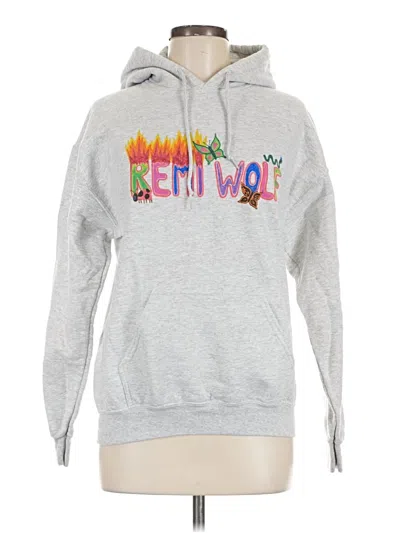Pre-owned Assorted Brands Pullover Hoodie In Silver