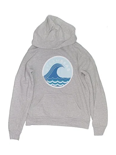 Pre-owned Assorted Brands Kids' Pullover Hoodie In Silver