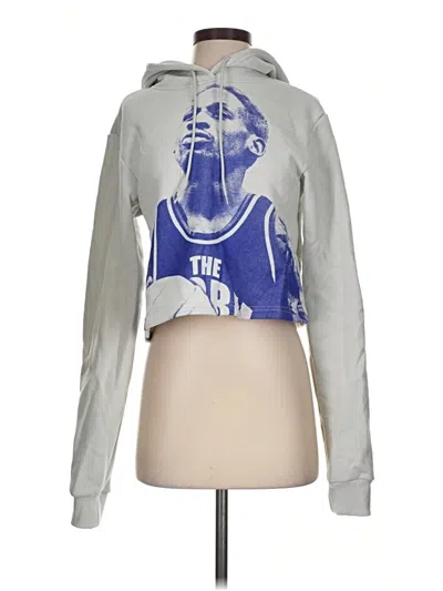 Pre-owned Assorted Brands Pullover Hoodie In Silver