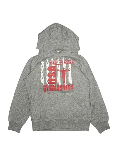 Pre-owned Assorted Brands Kids' Pullover Hoodie In Silver