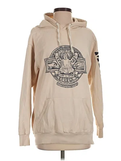 Pre-owned Assorted Brands Pullover Hoodie In Tan