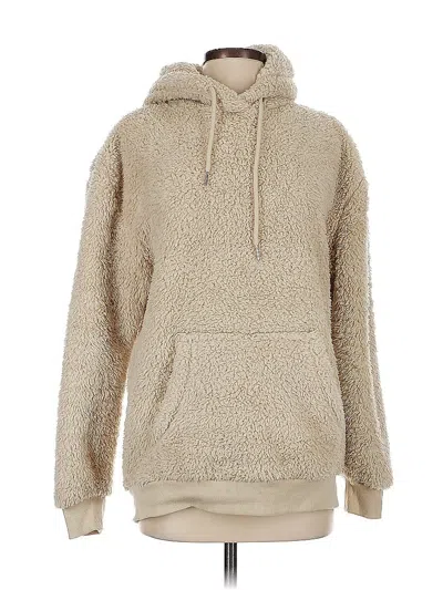 Pre-owned Assorted Brands Pullover Hoodie In Tan