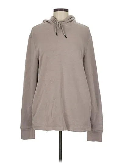 Pre-owned Assorted Brands Pullover Hoodie In Tan