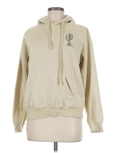 Pre-owned Assorted Brands Pullover Hoodie In Tan