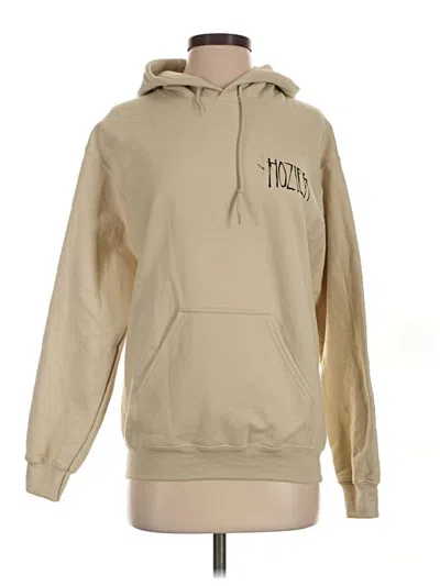 Pre-owned Assorted Brands Pullover Hoodie In Tan
