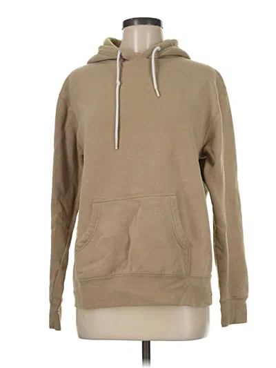 Pre-owned Assorted Brands Pullover Hoodie In Tan