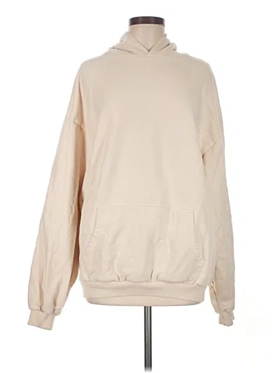 Pre-owned Assorted Brands Pullover Hoodie In Tan
