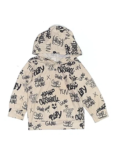 Pre-owned Assorted Brands Kids' Pullover Hoodie In Tan