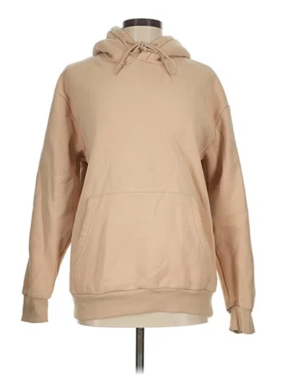 Pre-owned Assorted Brands Pullover Hoodie In Tan